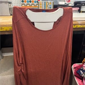Old Navy Women's Long Sleeve Top - Warm Brown